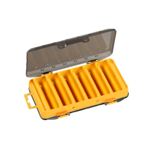 Żółty organizer wędkarski na sztuczne przynęty 182 176x104x37 mm - 1.webp