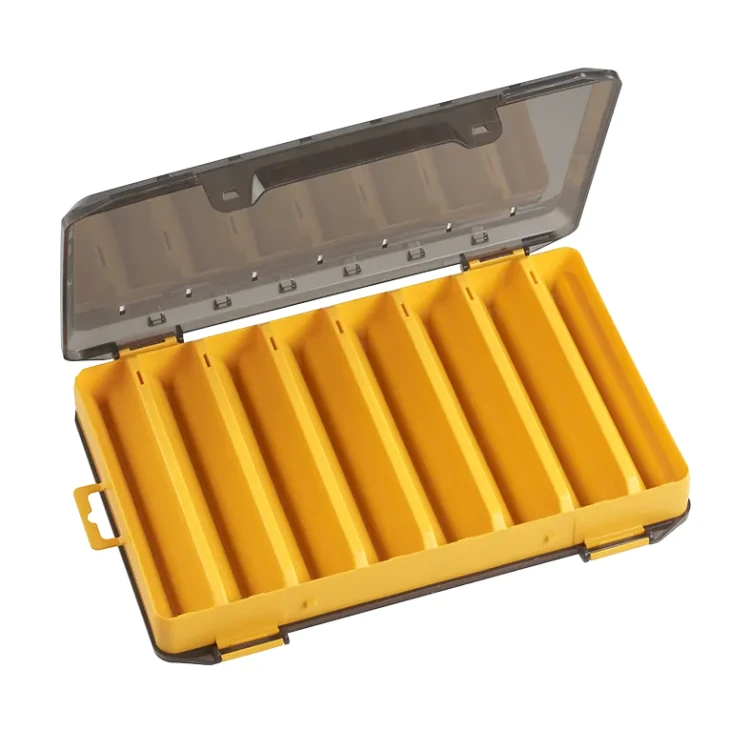 Żółty organizer wędkarski na sztuczne przynęty 184 275x185x48 mm - 1.webp