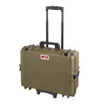 Zielona walizka hermetyczna z pianką kółkami i rączką MAX505STR 555x445x258 mm - 3