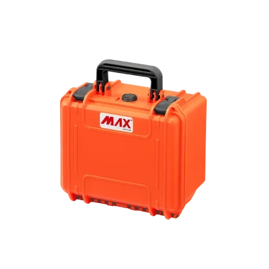 Pomarańczowa walizka hermetyczna z wypełnieniem piankowym MAX235H155S 258x243x168 mm - 2