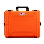 Pomarańczowa walizka hermetyczna z przegrodami MAX505CAM 555x428x211 mm - 2