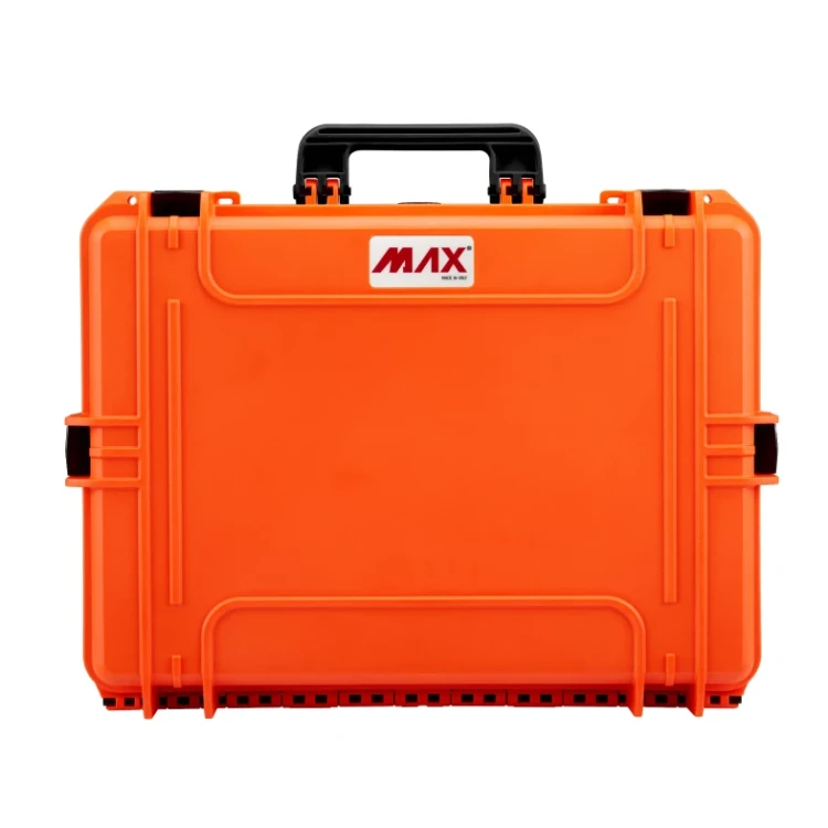 Pomarańczowa walizka hermetyczna z przegrodami MAX505CAM 555x428x211 mm - 2