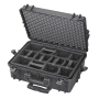 Walizka hermetyczna z przegrodami MAX505CAMTR 555x428x211 mm + kółka i rączka - 1.webp