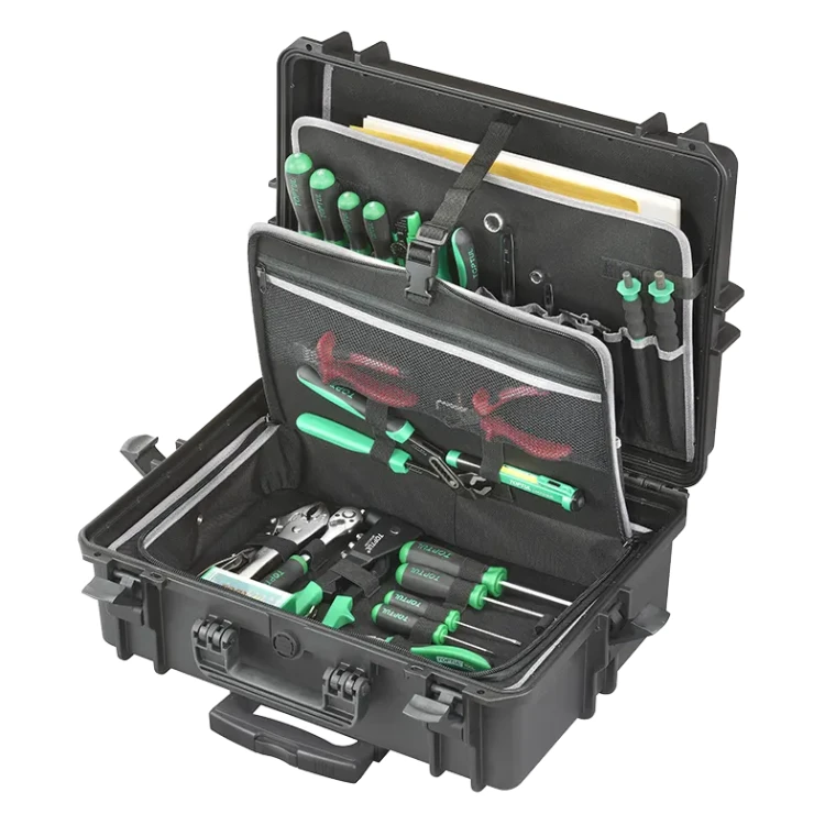Wodoodporna skrzynka narzędziowa z kółkami i rączką MAX505TCTR 555x428x211 mm - 1.webp