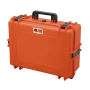 Pomarańczowa walizka hermetyczna z przegrodami MAX505CAM 555x428x211 mm - 3