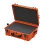 Pomarańczowa walizka hermetyczna z wypełnieniem piankowym MAX505S 555x428x211 mm - 1