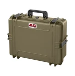 Zielona walizka hermetyczna z wypełnieniem piankowym MAX505S 555x428x211 mm - 2