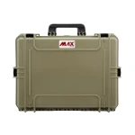 Zielona walizka hermetyczna z wypełnieniem piankowym MAX505S 555x428x211 mm - 3