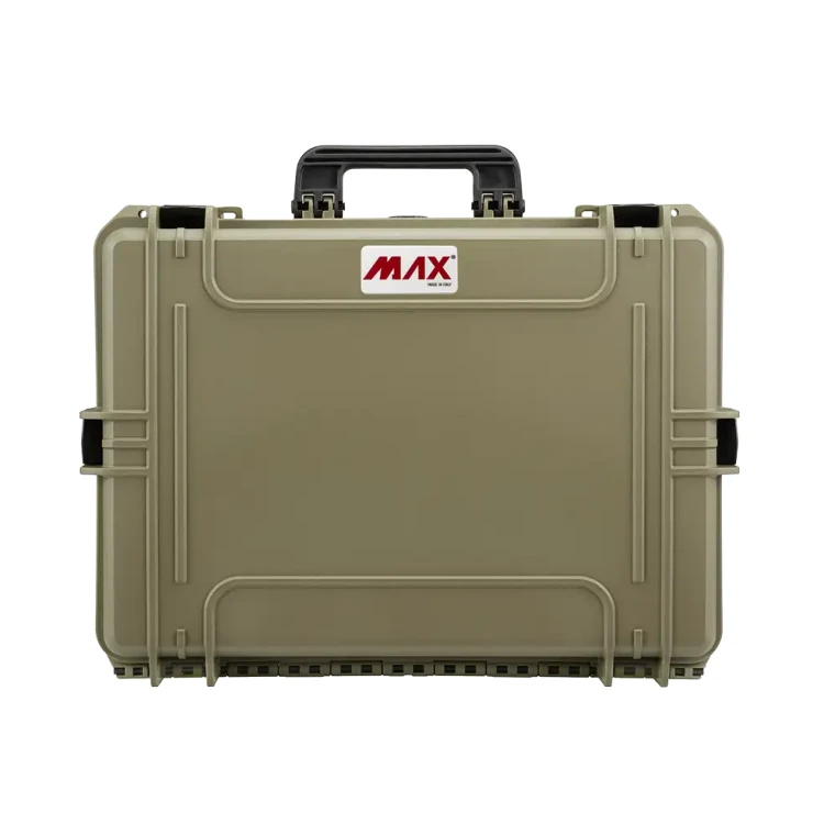 Zielona walizka hermetyczna z wypełnieniem piankowym MAX505S 555x428x211 mm - 3