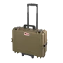 Zielona walizka hermetyczna z kółkami i rączką MAX505TR 555x445x258 mm - 1