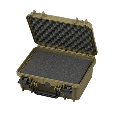 Zielona walizka hermetyczna z wypełnieniem piankowym MAX300S 336x300x148 mm - 1