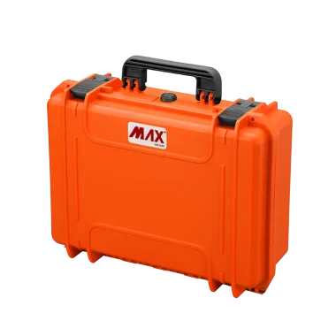 Pomarańczowa walizka hermetyczna z przegrodami MAX430CAM 464x366x176 mm - 2.webp