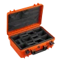 Pomarańczowa walizka hermetyczna z przegrodami i organizerem MAX430CAMORG 464x366x176 mm - 1.webp