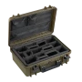 Zielona walizka hermetyczna z przegrodami i organizerem MAX430CAMORG 464x366x176 mm - 1.webp